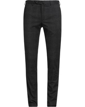 Incotex By Slowear Charcoal Pants Cotton, Elastane - Black
