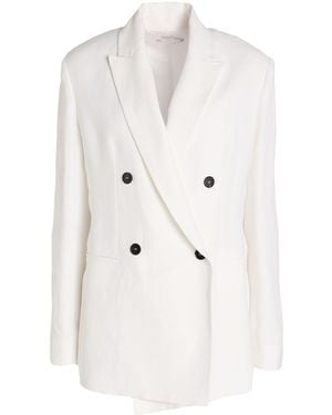 Antonelli Blazer Viscose, Linen - White