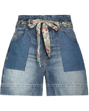 Sandro Denim Shorts - Blue