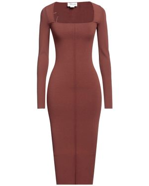 VB BODY VICTORIA BECKHAM Midi Dress - Red