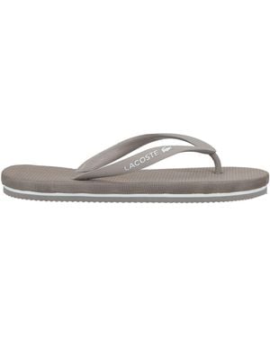 Lacoste Thong Sandal Rubber - White