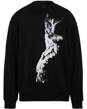 ARMANI EXCHANGE Sweatshirt Cotton, Elastane - Black