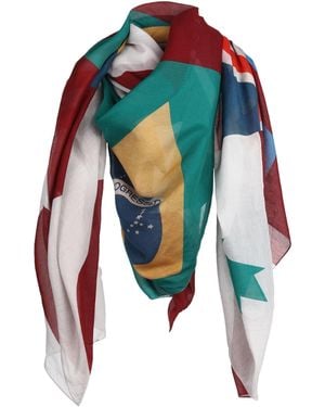 Van Laack Scarf Cotton, Silk - Blue