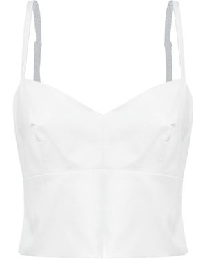 Nude Corset Tops for Women | Lyst