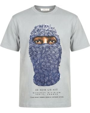 ih nom uh nit T-Shirt Cotton - Blue