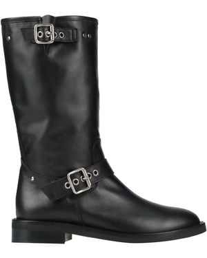 Via Roma 15 Boot Leather - Black
