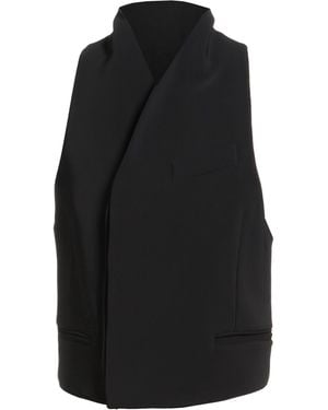 Ferragamo Couture-Weste - Schwarz