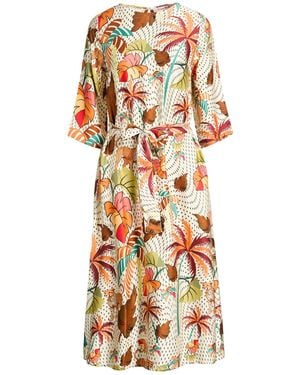 CONNOR & BLAKE Ivory Midi Dress Viscose - White