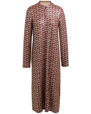 Siyu Vestito Midi - Marrone