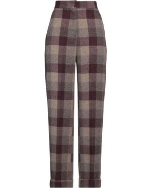 Erika Cavallini Semi Couture Trousers Wool, Polyamide - Brown