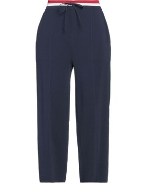 Thom Browne Trousers Viscose, Polyester - Blue