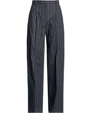 ERMANNO FIRENZE Pants Cotton, Polyester, Polyamide - Blue