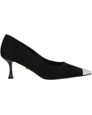 Twenty Four Haitch Pumps Textile Fibers - Black