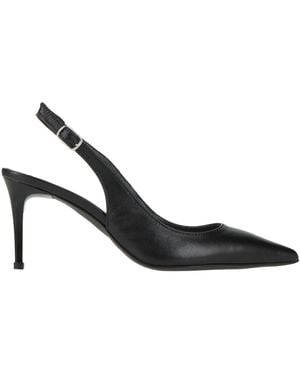 Bruglia Pumps Leather - Black