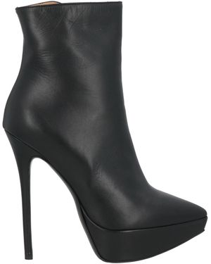 Wo Milano Ankle Boots Leather - Black