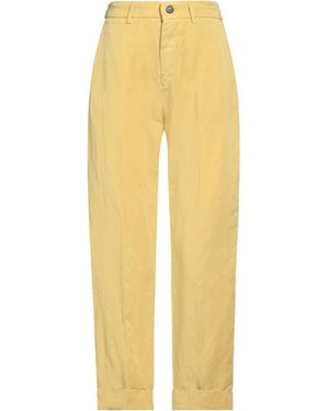 Berwich Trousers Lyocell, Linen - Yellow