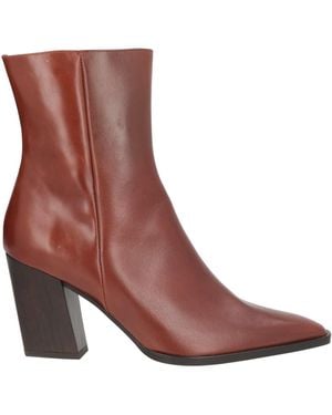 Zinda Ankle Boots Leather - Brown
