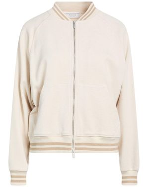 Peserico Ivory Sweatshirt Cotton, Polyamide - White