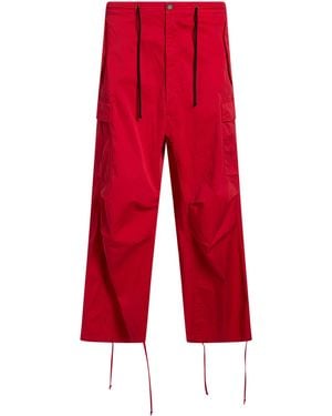 Department 5 Trousers Cotton, Elastane - Red