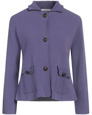 Kangra Cardigan Cotton - Purple