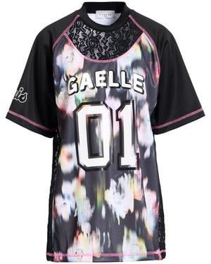 Gaelle Paris T-Shirt Polyester, Polyamide, Elastane - Black