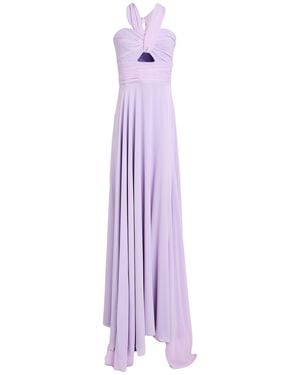 ATELIER LEGORA Lilac Maxi Dress Polyester, Viscose - Purple