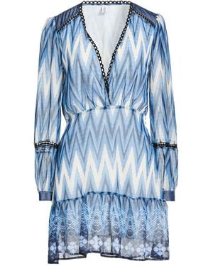 Liu Jo Azure Mini Dress Polyester - Blue
