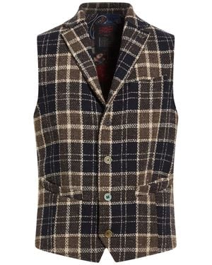 Bob Tailored Vest Acrylic, Polyester, Wool - Black