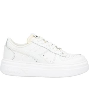 Diadora Sneakers Leather, Synthetic Fibers - White
