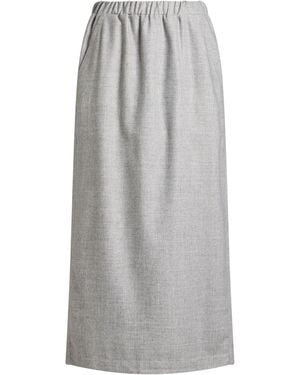 Aspesi Midi Skirt Virgin Wool, Acrylic, Polyamide, Cashmere - Gray