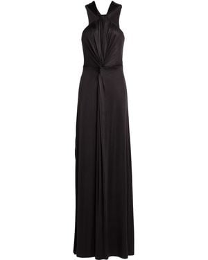 Maria Vittoria Paolillo Maxi Dress Acetate, Elastane - Black