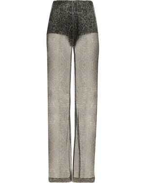 Gaelle Paris Military Pants Polyester, Elastane - Gray