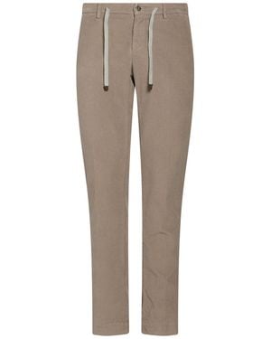 Mason's Taupe Pants Cotton, Elastane - Gray