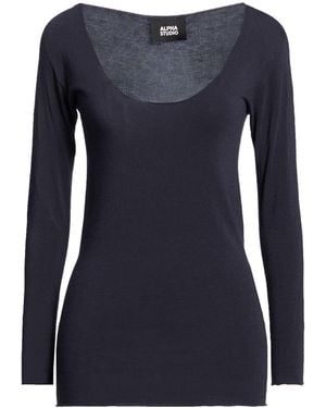 Alpha Studio Sweater Wool, Cashmere - Blue