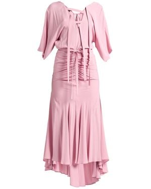 Pinko Maxi Dress Acetate, Silk - Pink