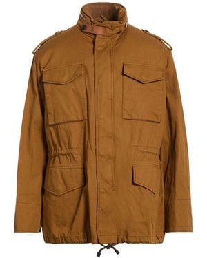 Tod's Tan Jacket Cotton, Linen - Brown