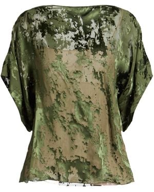 DSquared² Top Viscose, Silk - Green