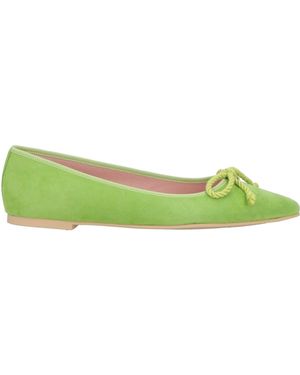 Pretty Ballerinas Ballet Flats Leather - Green