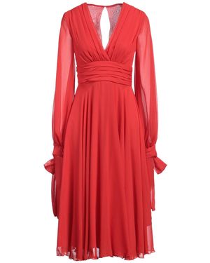 ATELIER LEGORA Midi Dress Polyamide, Viscose - Red