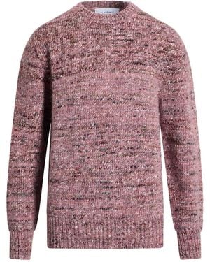 Lardini Antique Rose Jumper Wool, Alpaca Wool, Silk - Red