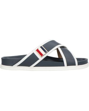 Thom Browne Sandals Leather - Blue