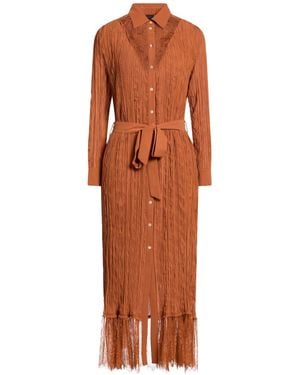Pinko Vestido Midi - Naranja