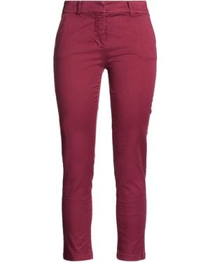 Kontatto Pants Cotton, Elastane - Red