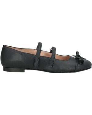 Divine Follie Ballet Flats Leather - Black