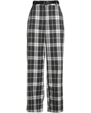 Motel Pants Polyester, Viscose, Elastane - Gray