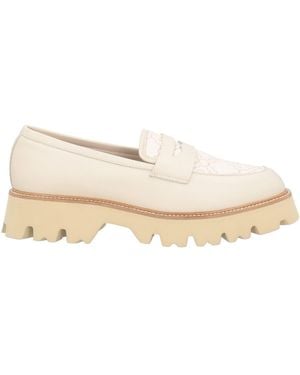 Pollini Loafers Leather, Synthetic Material - Natural