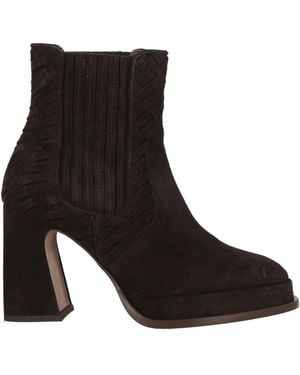 Castañer Botines De Caña Alta - Negro