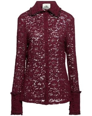 Pink Memories Shirt Viscose, Cotton, Polyamide - Purple