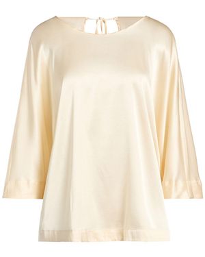 Roberto Collina Top Silk, Elastane - White