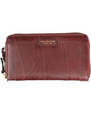 The Bridge Chocolate Wallet Leather - Red